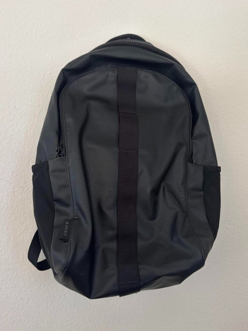 Away black backpack
